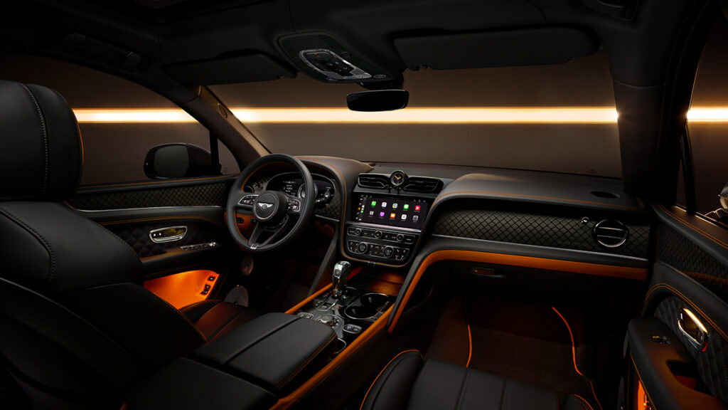 Bentayga S Black Edition interior